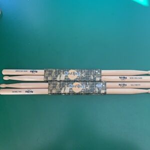 NWT Hard Rock Cafe Baltimore & New Orleans Souvenir Drum Sticks
